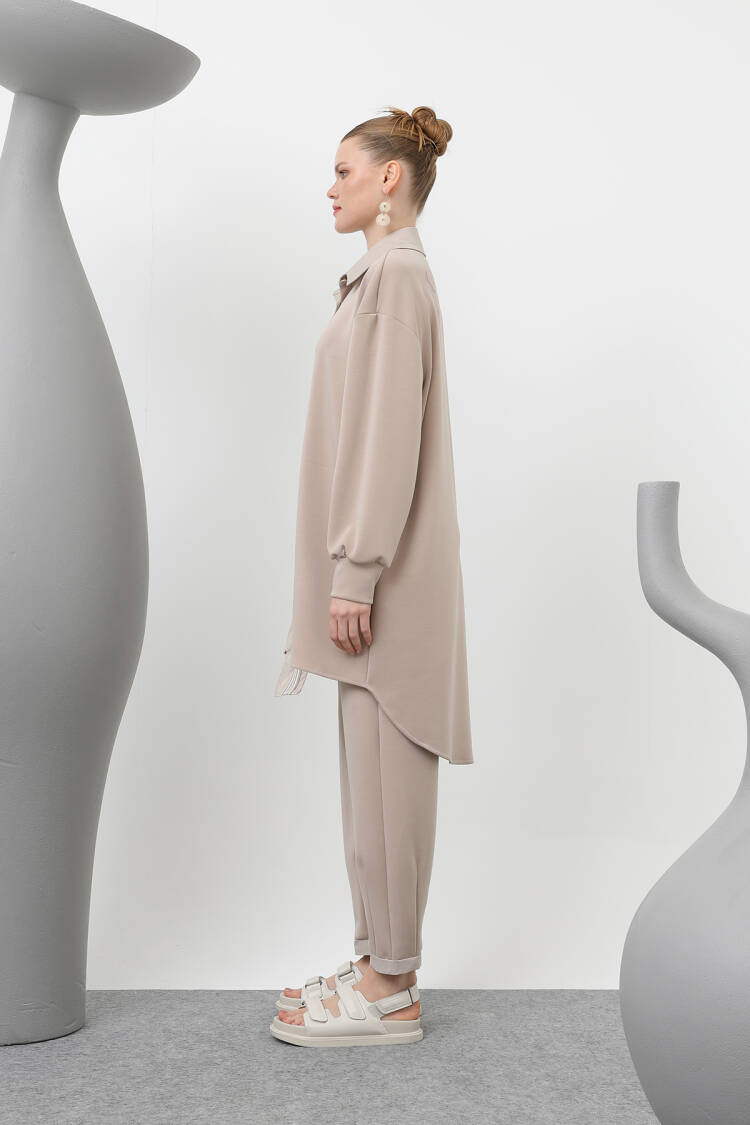 Women's Garnished Ribbon Detail Suit