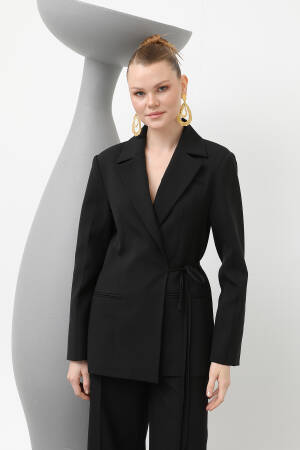 Women's Bow Tie Blazer Jacket - SOUL - Globality Store - Women Clothes Wholesale Turkey