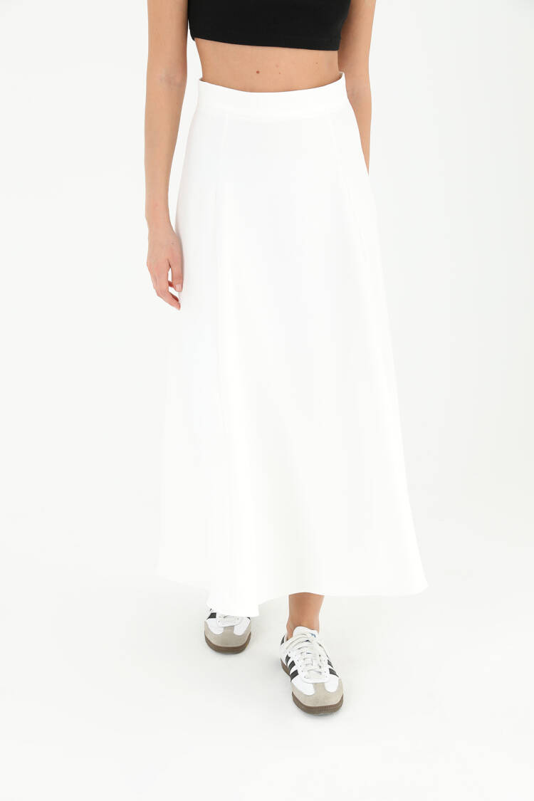 Women's Zipper Flared Skirt