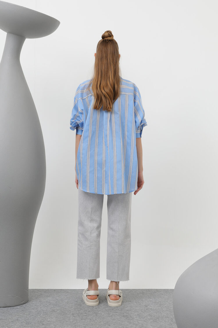 Women's Striped Pocket Shirt