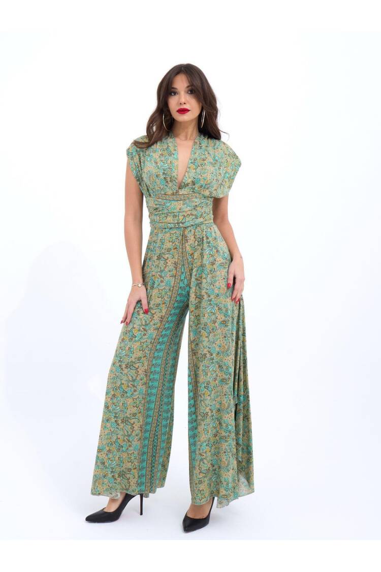 Overalls - Mint - Fame - Globality Store - Women Clothes Wholesale Turkey