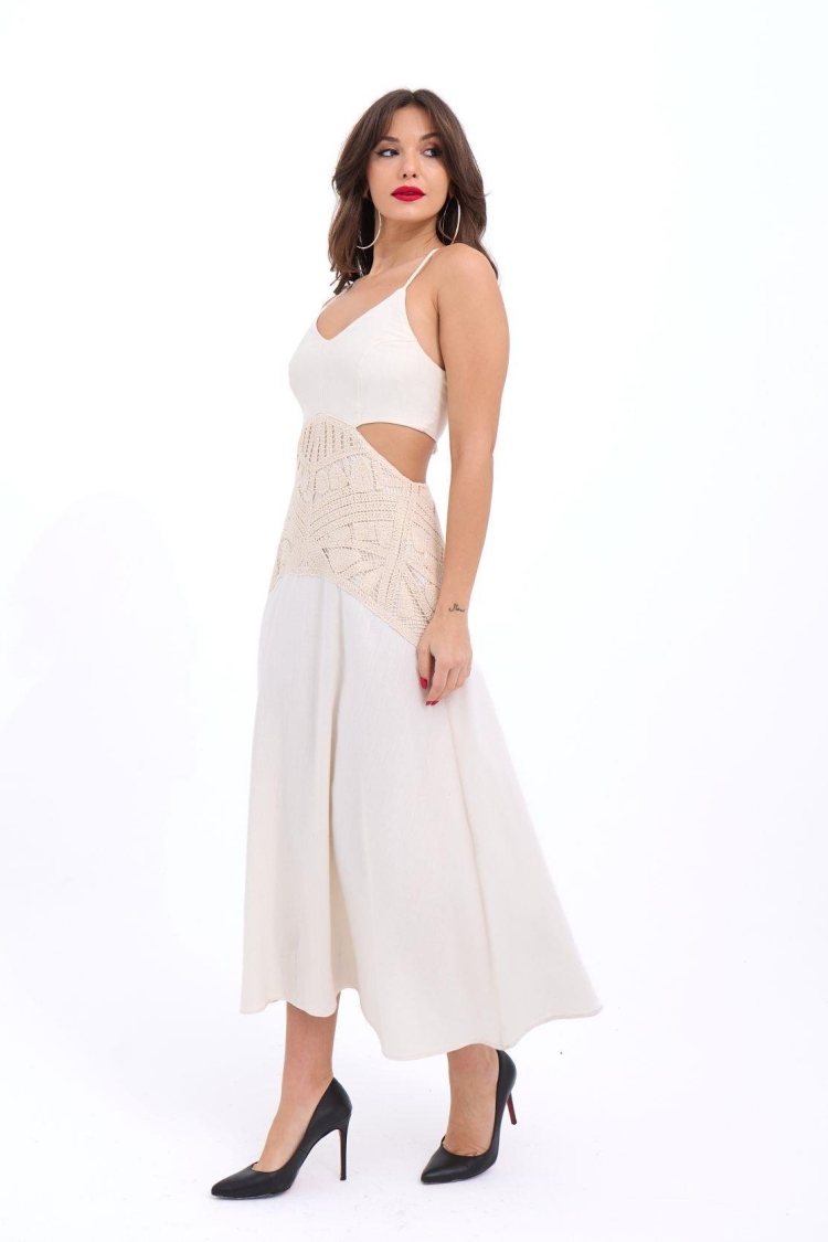 Dress - Beige