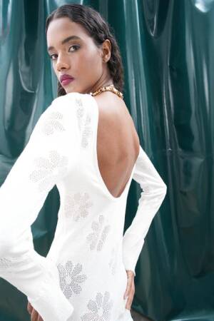 Backless Knit Dress - Sobe Istanbul - Globality Store - Women Clothes Wholesale Turkey