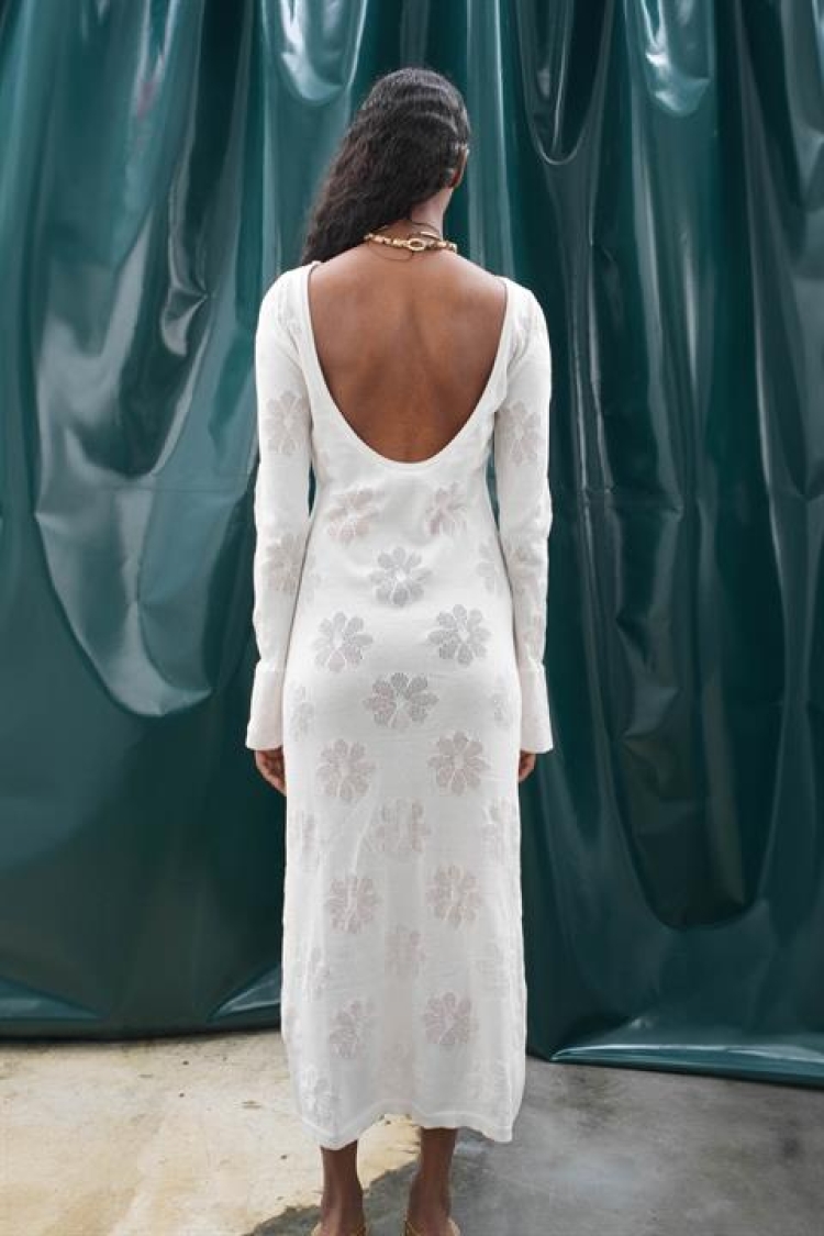 Backless Knit Dress
