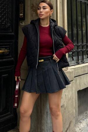 Casual Puffer Vest - Sobe Istanbul - Globality Store - Women Clothes Wholesale Turkey