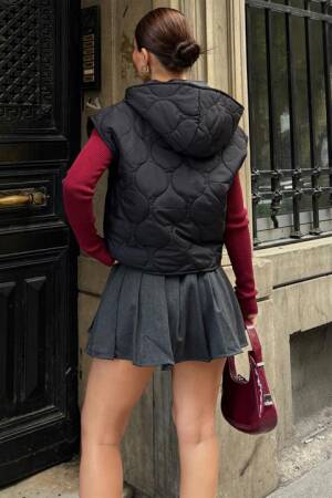 Casual Puffer Vest - Sobe Istanbul - Globality Store - Women Clothes Wholesale Turkey