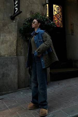 Quilted Jacket With Garnish - Sobe Istanbul - Globality Store - Women Clothes Wholesale Turkey