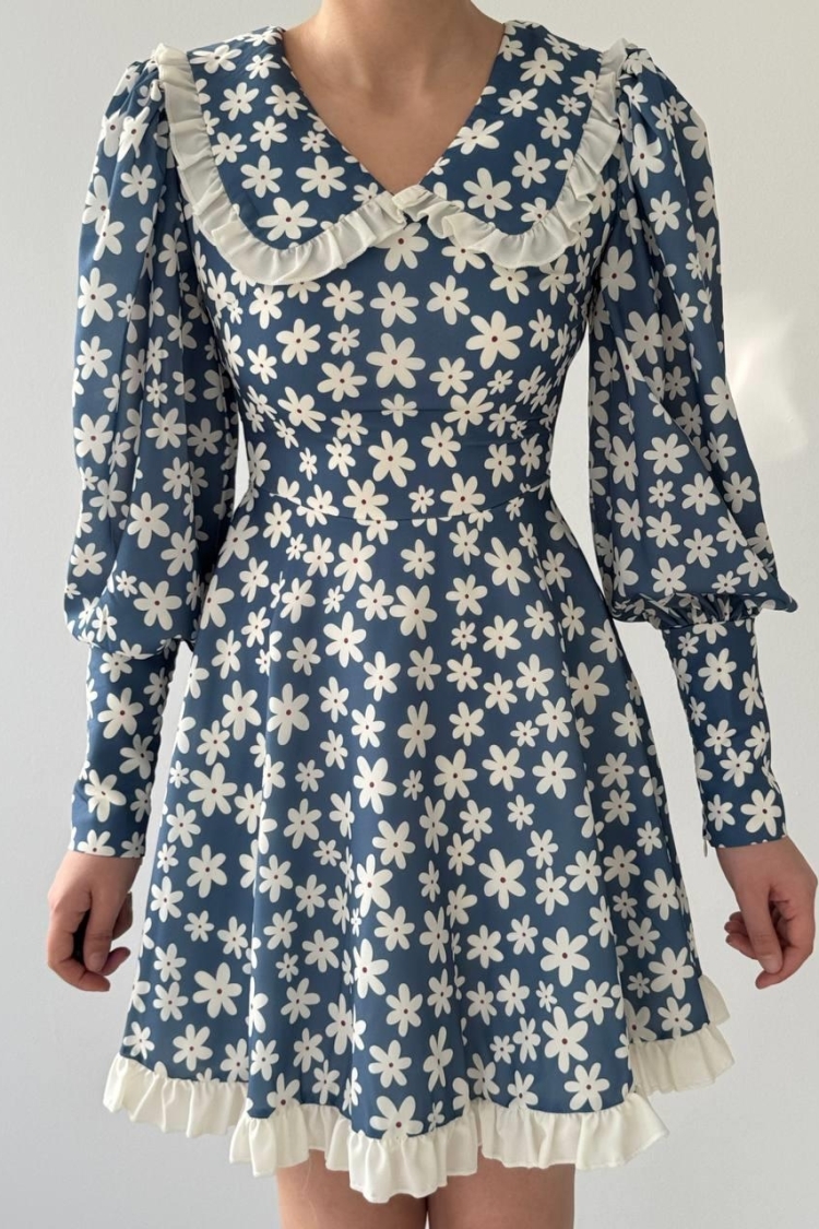 Baby Collar Dress - Multicolor