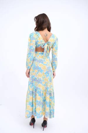 Dress - Multicolored - Fame - Globality Store - Women Clothes Wholesale Turkey