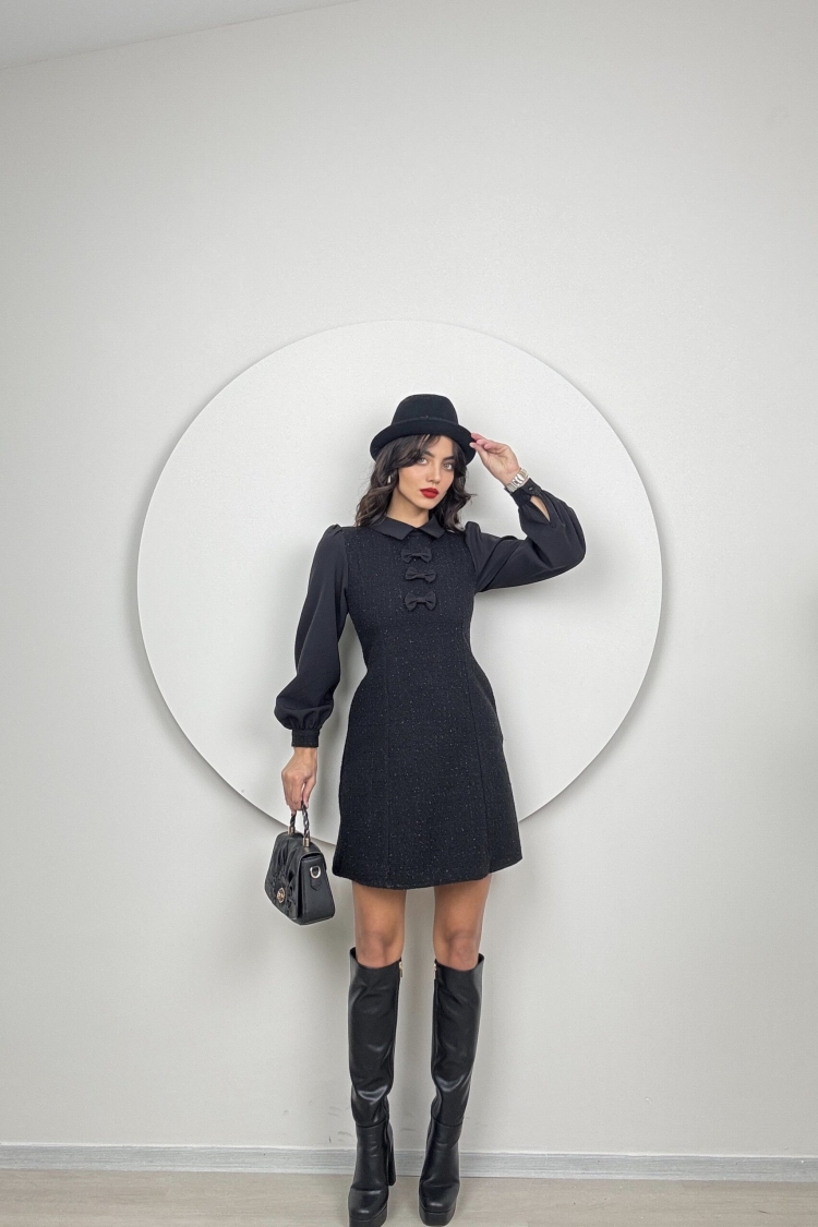 Silvery Chanelle Dress - Miss Janell - Globality Store - Women Clothes Wholesale Turkey