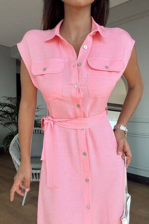 Sleeveless Midi Dress - Miss Janell - Globality Store - Women Clothes Wholesale Turkey