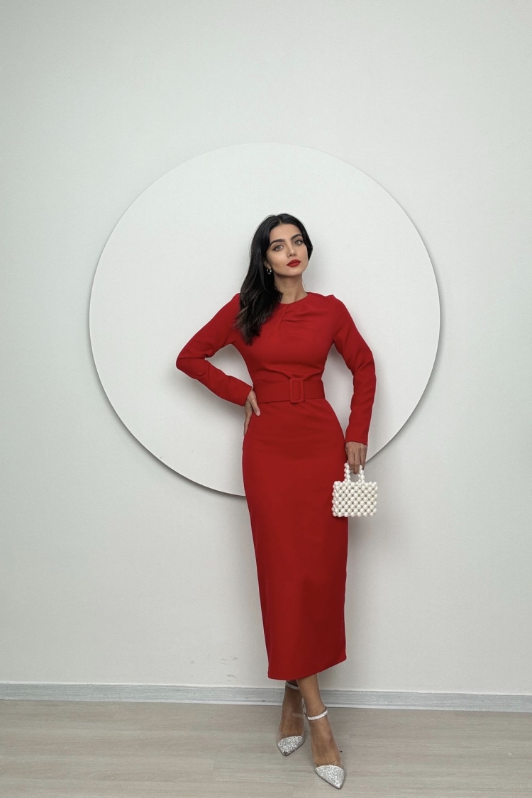 Collar Detail Dress