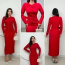 Collar Detail Dress - Miss Janell - Globality Store - Women Clothes Wholesale Turkey