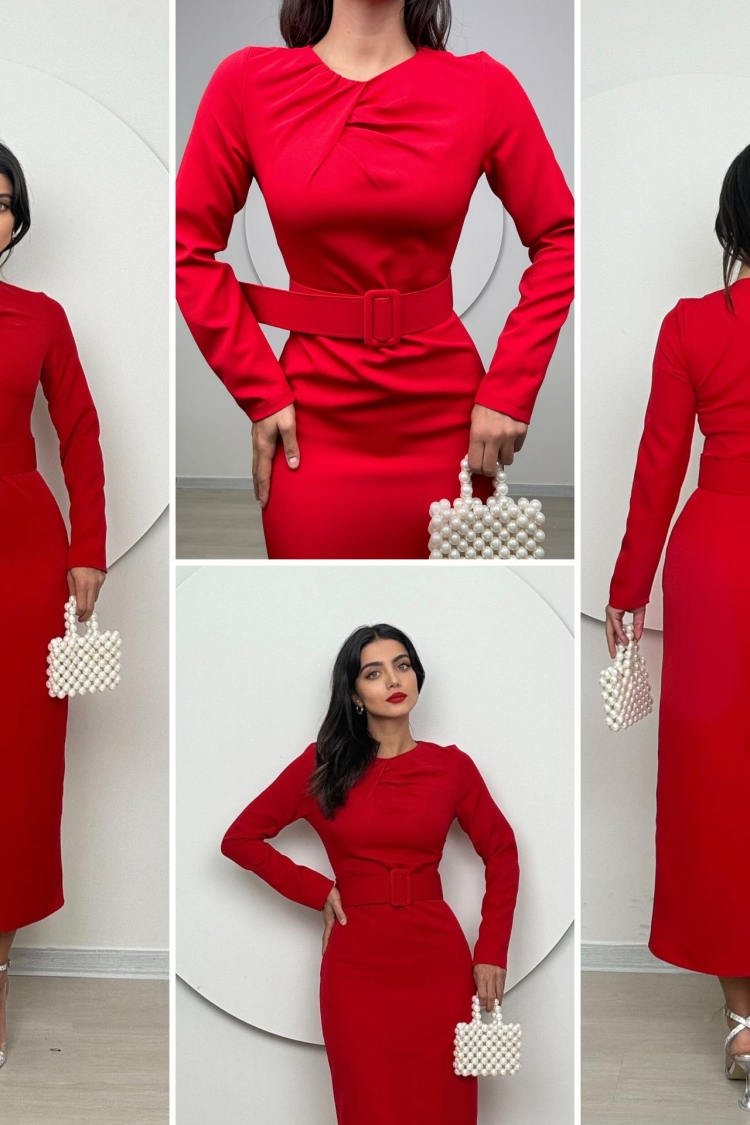 Collar Detail Dress