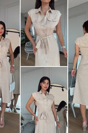 Sleeveless Midi Dress - Miss Janell - Globality Store - Women Clothes Wholesale Turkey