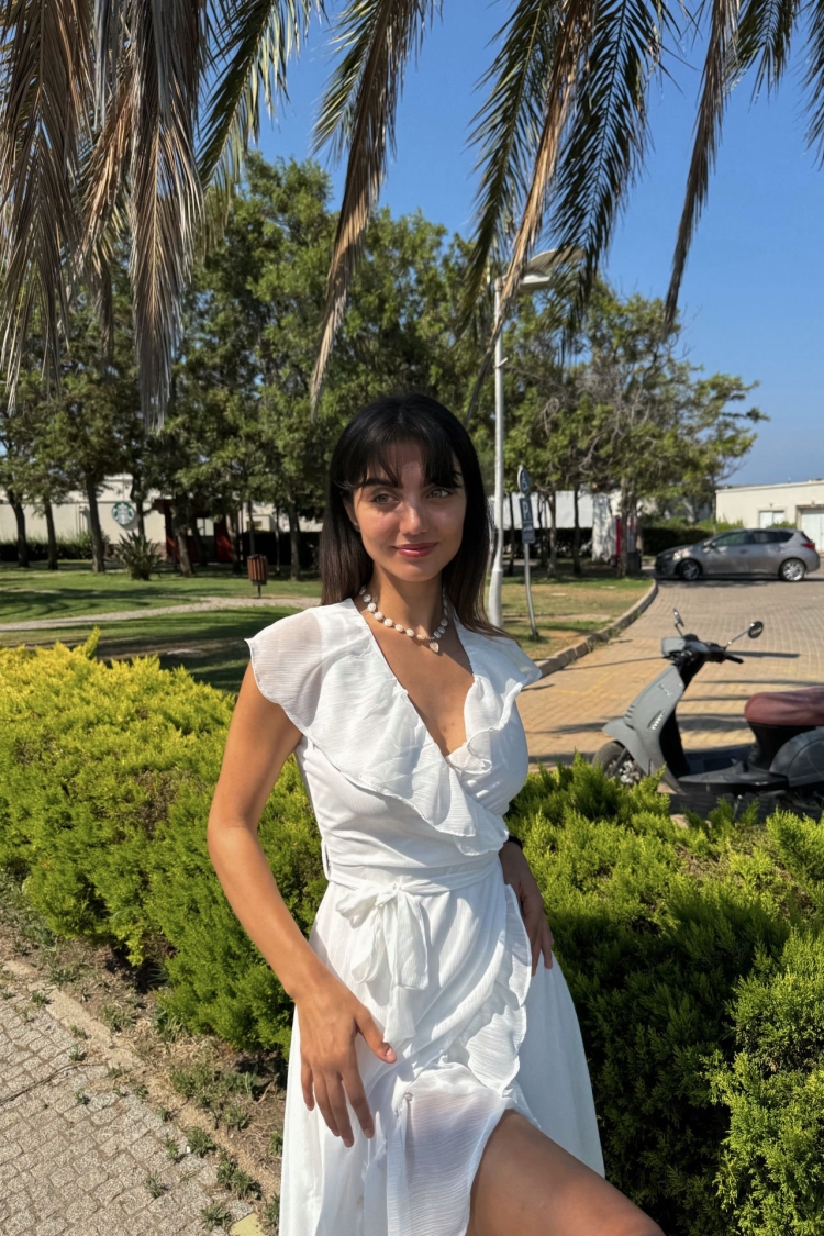 Tires Chiffon Dress