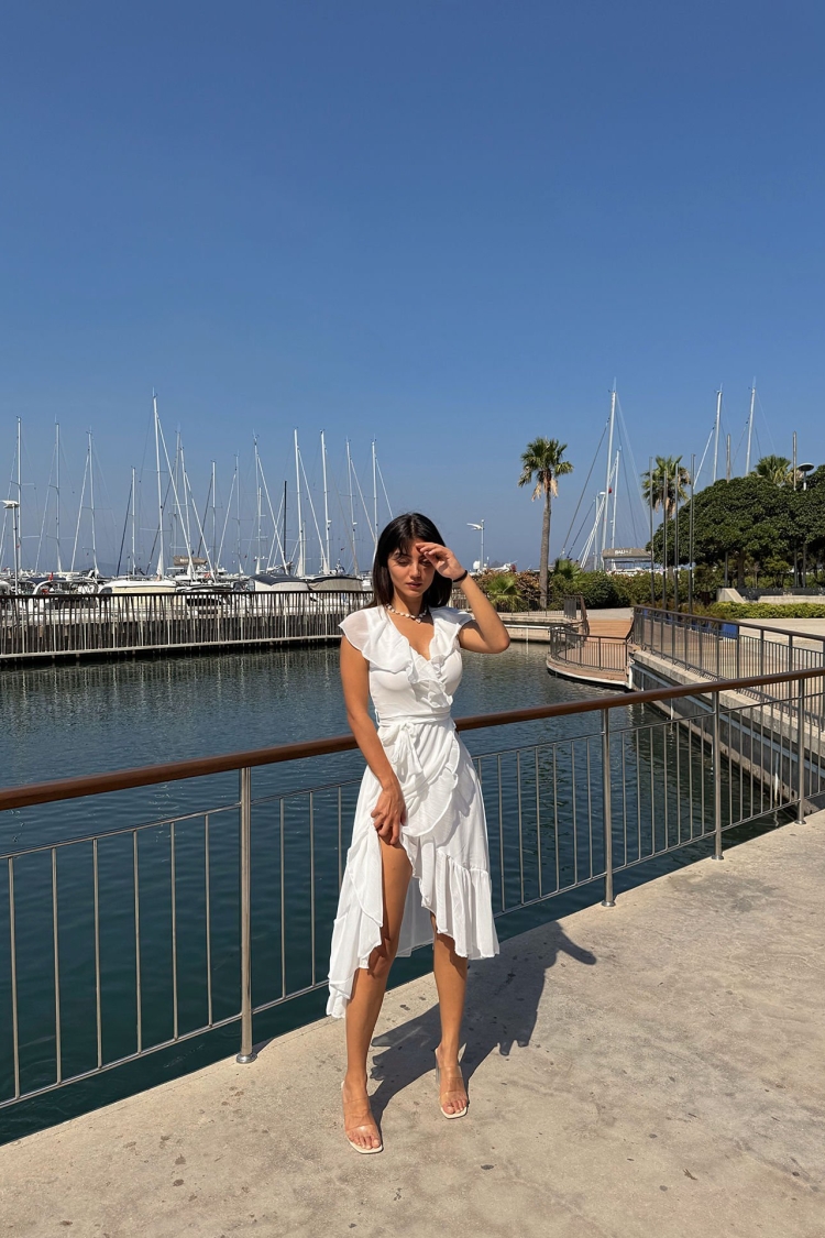 Tires Chiffon Dress