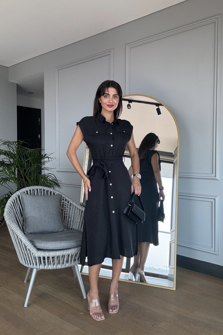 Sleeveless Midi Dress
