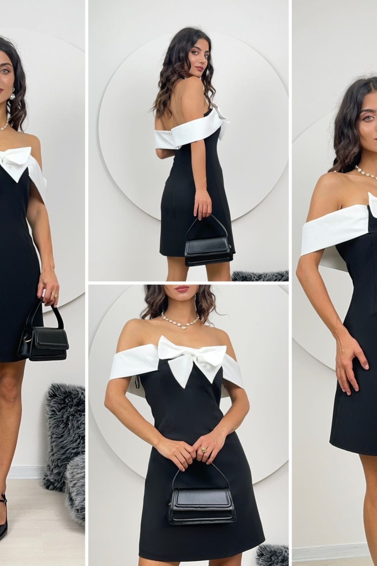 Strapless Dress With Bow