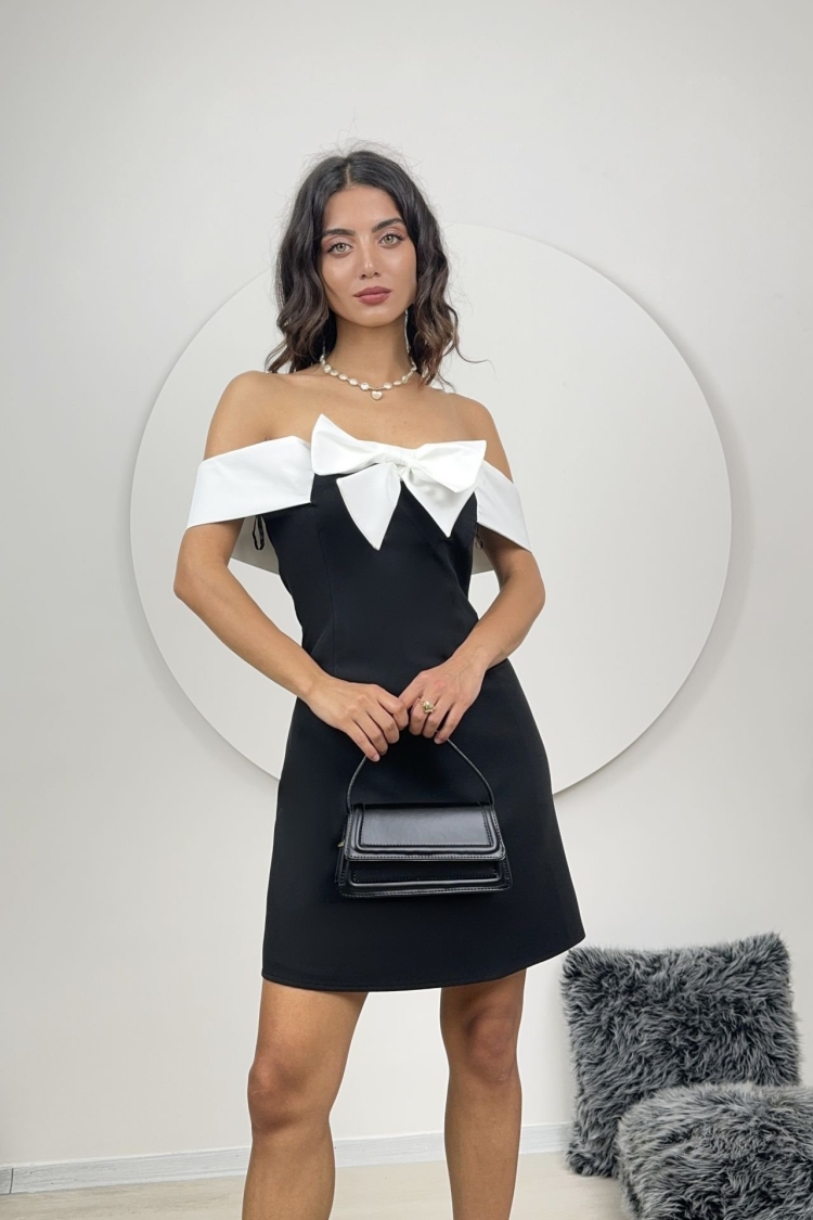 Strapless Dress With Bow