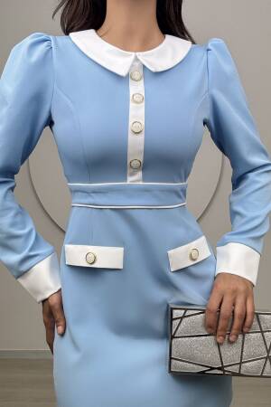 Short Tight Dress With Garter - Miss Janell - Globality Store - Women Clothes Wholesale Turkey