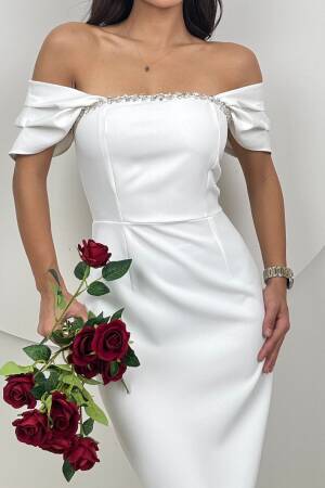 Chest Part Handmade Detailed Dress - Brand: Miss Janell - Women's Clothing Wholesale - Globality Store