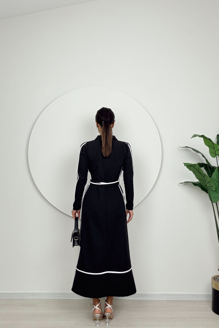 Garni Meringue Carrot Sleeve Dress