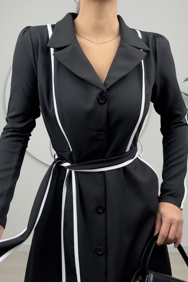 Garni Meringue Carrot Sleeve Dress