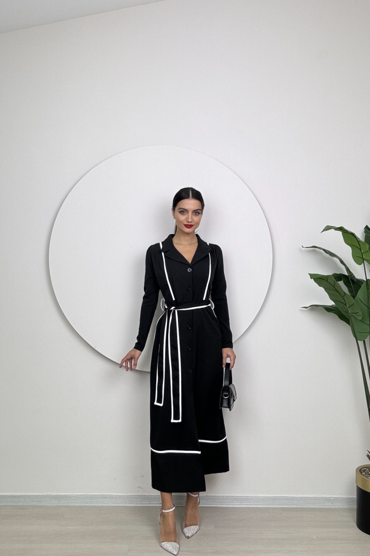 Garni Meringue Carrot Sleeve Dress