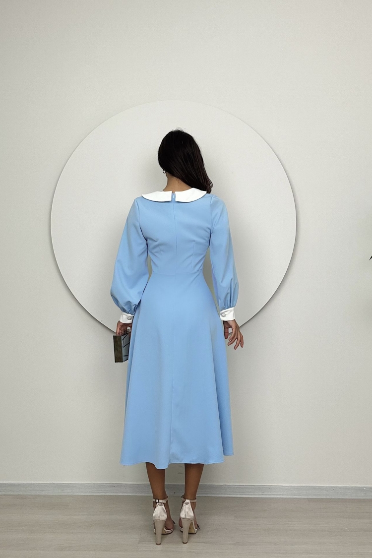Midi Baby Collar Dress