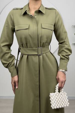Drawstring Dress With Pockets - Miss Janell - Globality Store - Women Clothes Wholesale Turkey