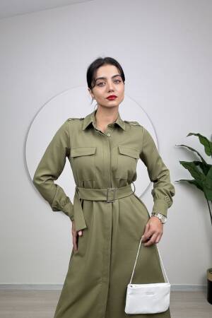 Drawstring Dress With Pockets - Miss Janell - Globality Store - Women Clothes Wholesale Turkey