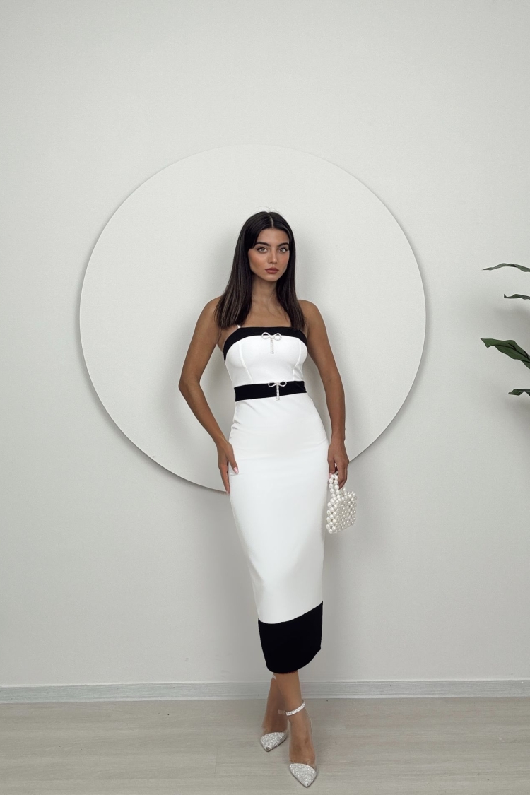 Strappy Bow Stone Axle Dress