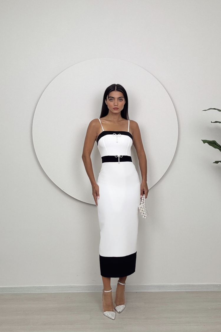 Strappy Bow Stone Axle Dress