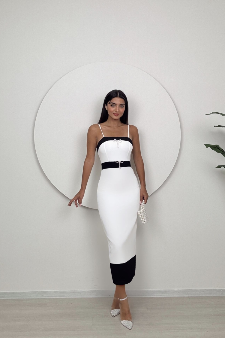 Strappy Bow Stone Axle Dress
