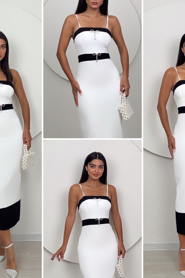 Strappy Bow Stone Axle Dress