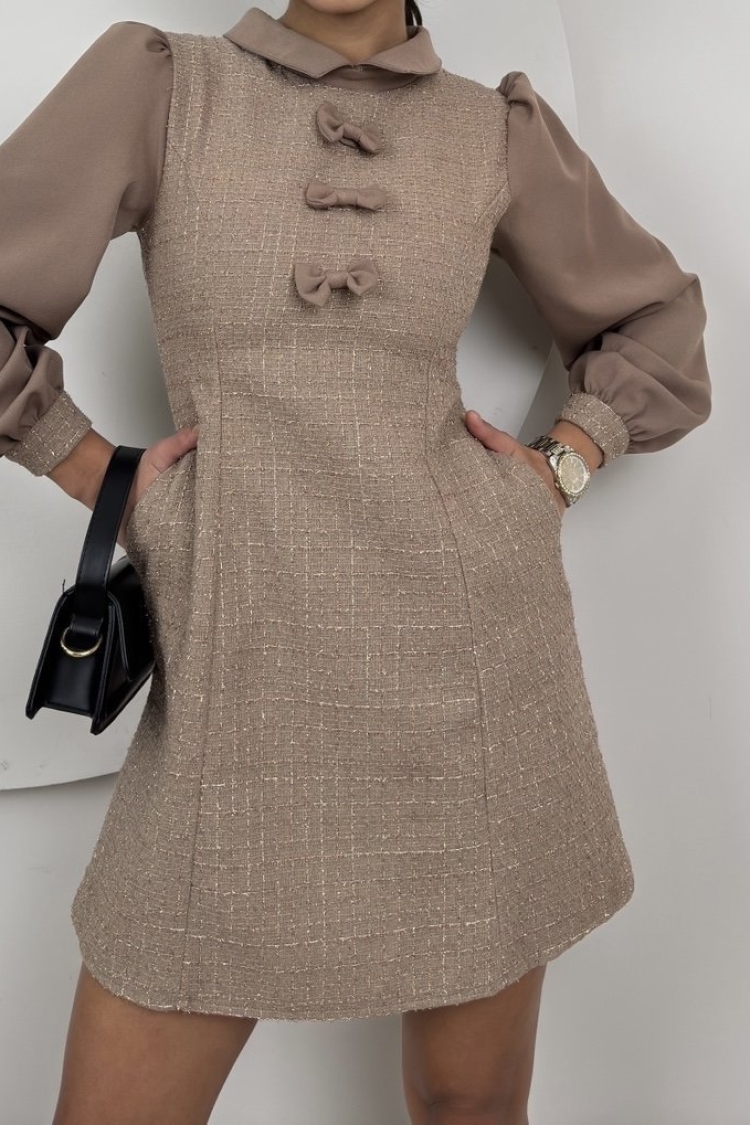 Silvery Chanelle Dress