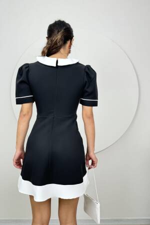 Garnished Heart Button Belted Dress - Miss Janell - Globality Store - Women Clothes Wholesale Turkey