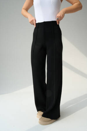 Wick Stitched Trousers - Qustyle - Globality Store - Women Clothes Wholesale Turkey