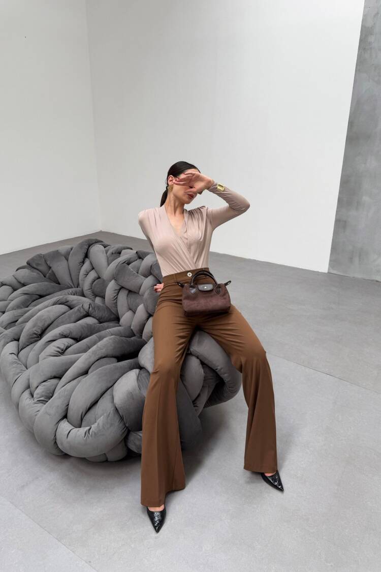 Spanish Leg Pants - Ouz Fashion - Globality Store - Women Clothes Wholesale Turkey