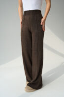 Wick Stitched Trousers - Qustyle - Globality Store - Women Clothes Wholesale Turkey