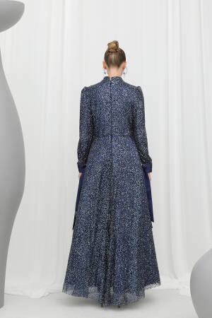 Elegant Evening Dress With Sparkly Sequin Detail - Puane - Globality Store - Women Clothes Wholesale Turkey