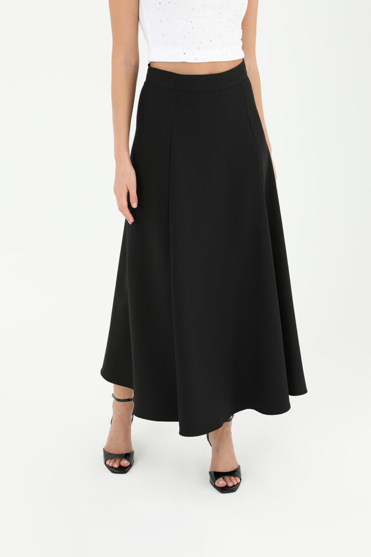 Women's Zipper Flared Skirt