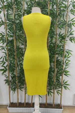 Women's Bodycon Midi Diving Dress - Janes - Globality Store - Women Clothes Wholesale Turkey