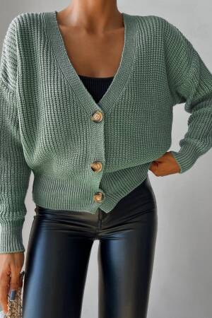 Women's Long Sleeve Button Detail Knit Blouse - Brand: Janes - Women's Clothing Wholesale - Globality Store