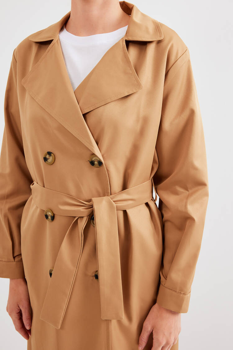 Trench Coat - Tan