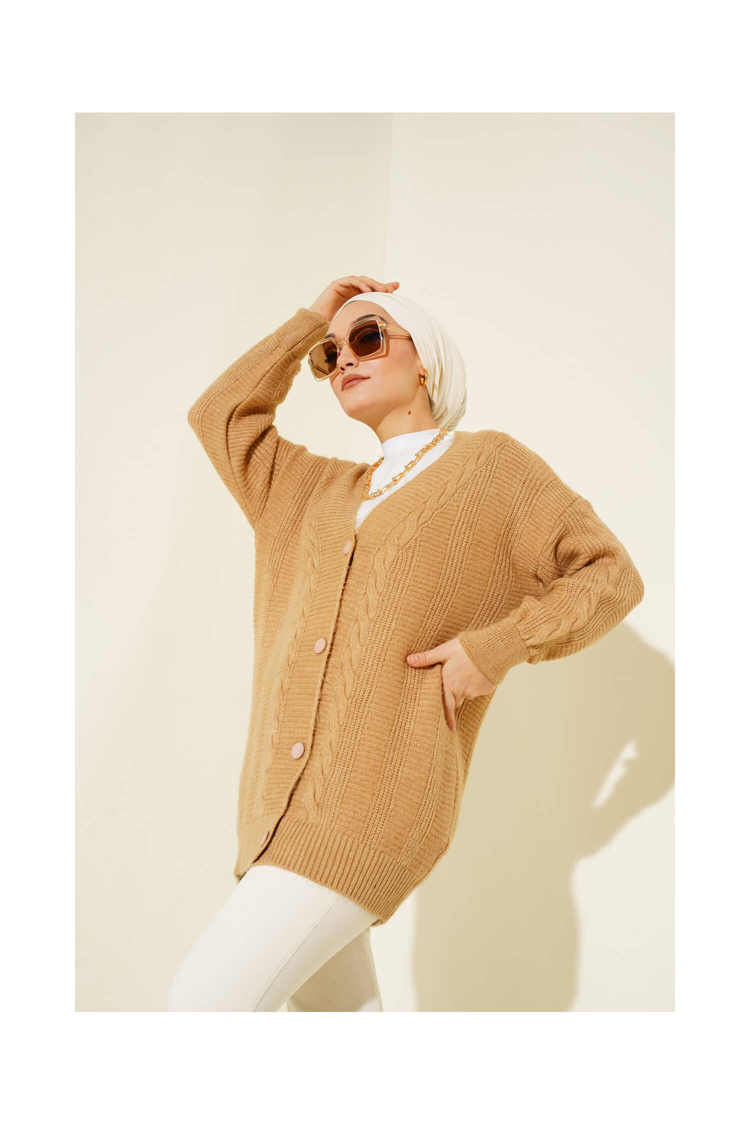 Hijab Knitwear Cardigan - Brand: Bigdart - Women's Clothing Wholesale - Globality Store