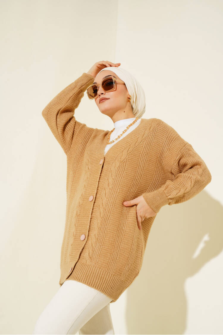 Hijab Knitwear Cardigan - Brand: Bigdart - Women's Clothing Wholesale - Globality Store