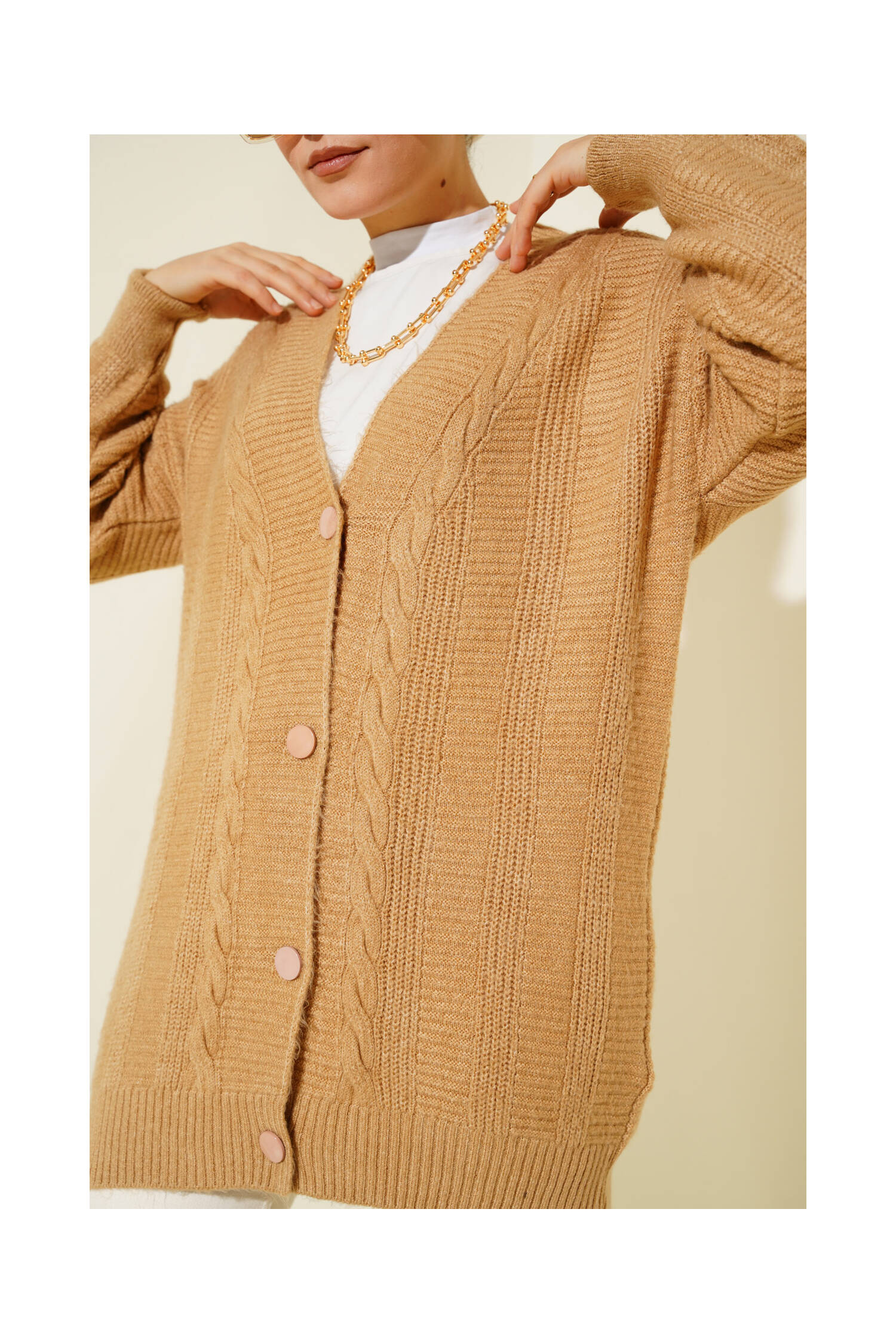 Hijab Knitwear Cardigan - Brand: Bigdart - Women's Clothing Wholesale - Globality Store