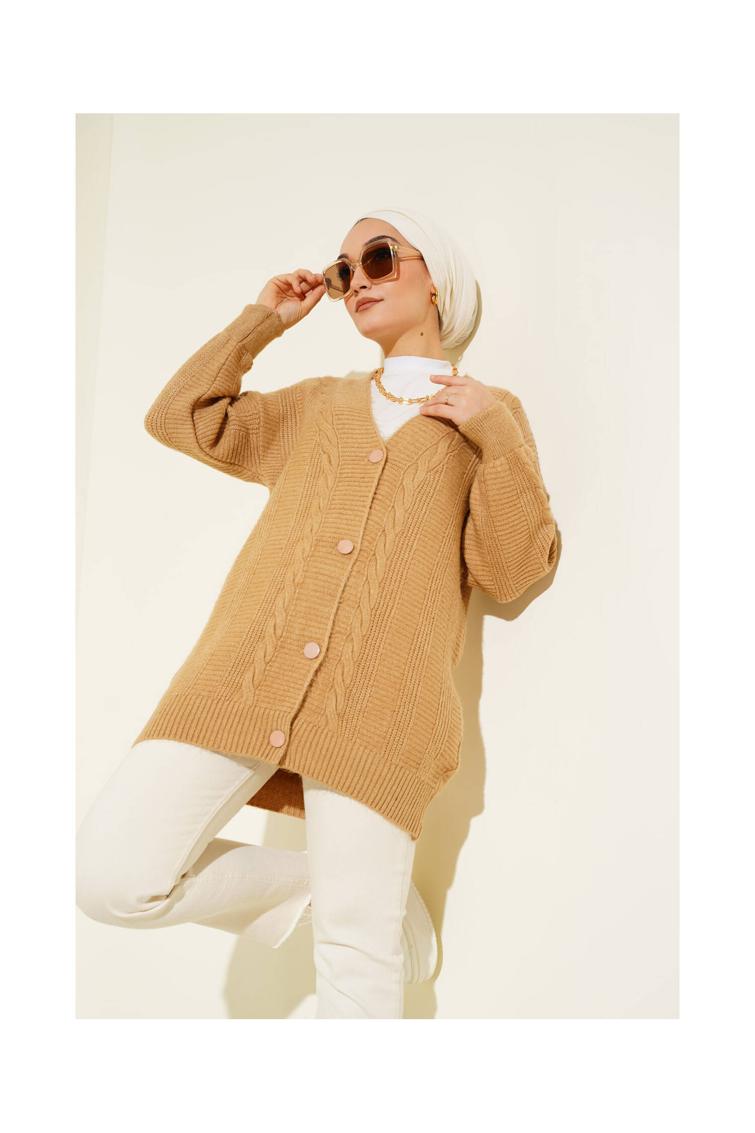 Hijab Knitwear Cardigan - Brand: Bigdart - Women's Clothing Wholesale - Globality Store